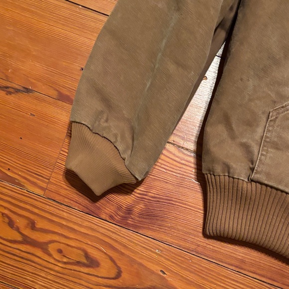 Carhartt Men’s Brown Hooded Jacket Monogrammed MISSISSIPPI STATE (MS) Sz Large - Picture 7 of 10